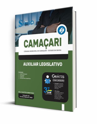 Apostila Câmara de Camaçari - BA - Auxiliar Legislativo - Imagem 2