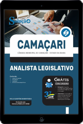 Apostila Câmara de Camaçari - BA em PDF - Analista Legislativo - Imagem 1