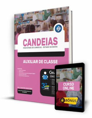 Apostila Prefeitura de Candeias - BA - Auxiliar de Classe - Imagem 1