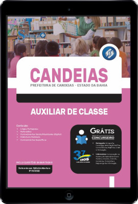 Apostila Prefeitura de Candeias - BA em PDF - Auxiliar de Classe - Imagem 1