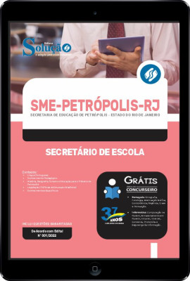 Apostila SME Petrópolis - RJ em PDF - Secretário de Escola - Imagem 1