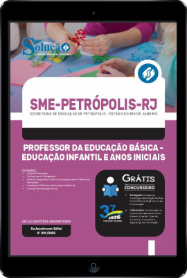 Apostila SME Petrópolis - RJ PDF - Professor da Educação Básica - Educação Infantil e Anos Iniciais - Imagem 1