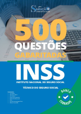 Caderno de Questões INSS - Técnico do Seguro Social - 500 Questões Gabaritadas - Imagem 2