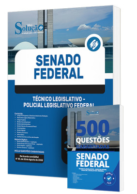 Combo Impresso Senado Federal - Técnico Legislativo - Especialidade: Policial Legislativo Federal - Imagem 1