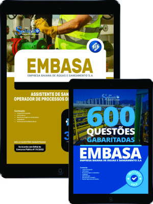 Combo Digital EMBASA - Assistente de Saneamento - Operador de Processos de Água e de Esgoto - Imagem 1