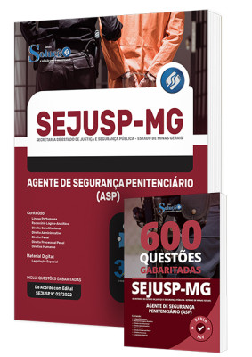 Combo Impresso SEJUSP-MG - Agente de Segurança Penitenciário (ASP) - Imagem 1