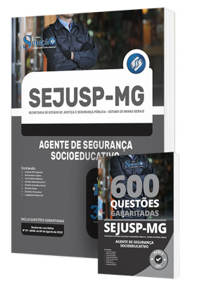 Combo Impresso SEJUSP-MG - Agente de Segurança Socioeducativo - Imagem 1