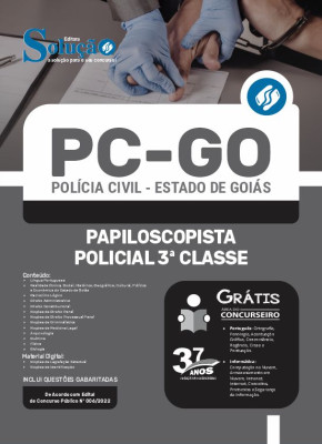 Apostila PC-GO - Papiloscopista Policial 3ª Classe - Imagem 3