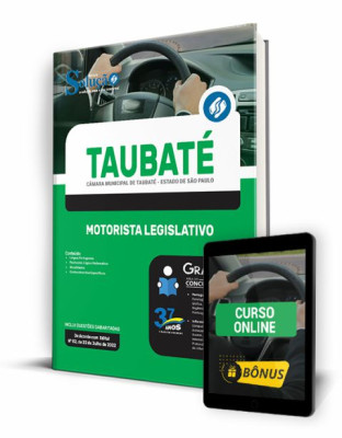 Apostila Câmara de Taubaté - SP - Motorista Legislativo - Imagem 1