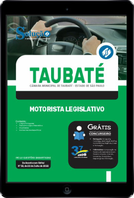 Apostila Câmara de Taubaté - SP em PDF - Motorista Legislativo - Imagem 1