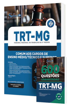 Combo Impresso TRT-MG - Comum aos Cargos de Ensino Médio/Técnico e Superior - Imagem 1