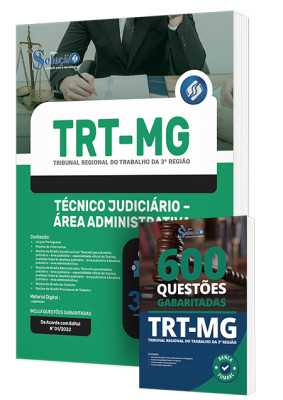 Combo Impresso TRT-MG - Técnico Judiciário - Área Administrativa