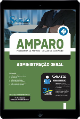 Apostila Prefeitura de Amparo - SP em PDF - Administração Geral - Imagem 1