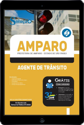 Apostila Prefeitura de Amparo - SP em PDF - Agente de Trânsito - Imagem 1