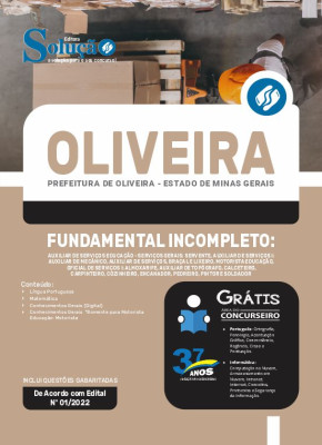 Apostila Prefeitura de Oliveira - MG - Fundamental Incompleto - Imagem 3