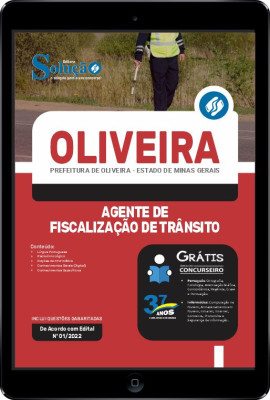 Apostila Prefeitura de Oliveira - MG em PDF - Agente de Fiscalização de Trânsito - Imagem 1