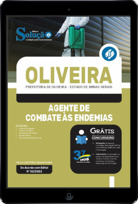 Apostila Prefeitura de Oliveira - MG em PDF - Agente de Combate às Endemias - Imagem 1