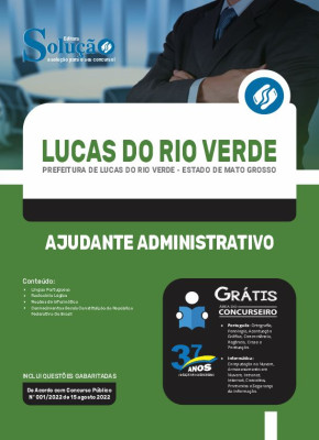 Apostila Prefeitura de Lucas do Rio Verde - MT - Ajudante Administrativo - Imagem 3