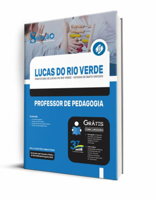 Apostila Prefeitura de Lucas do Rio Verde - MT - Professor de Pedagogia - Imagem 2