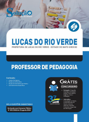 Apostila Prefeitura de Lucas do Rio Verde - MT - Professor de Pedagogia - Imagem 3