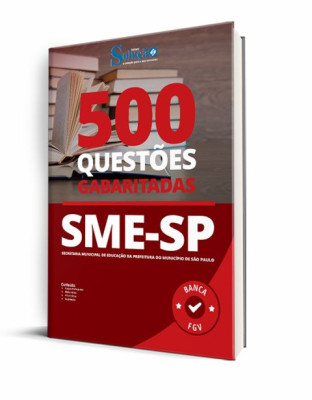 Caderno de Questões SME-SP - 500 Questões Gabaritadas - Imagem 1