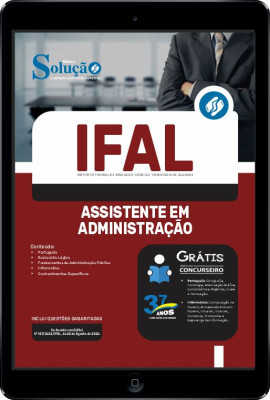 Apostila IFAL em PDF - Assistente em Administração - Imagem 1