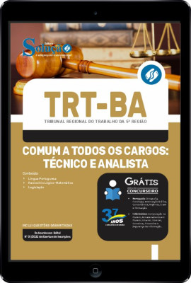 Apostila TRT-BA em PDF - Comum a Todos os Cargos: Técnico e Analista - Imagem 1