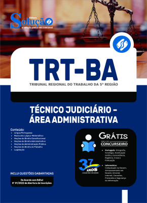 Apostila TRT-BA - Técnico Judiciário - Área Administrativa - Imagem 3