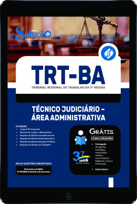 Apostila TRT-BA em PDF - Técnico Judiciário - Área Administrativa - Imagem 1