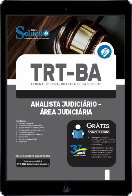 Apostila TRT-BA em PDF - Analista Judiciário - Área Judiciária - Imagem 1