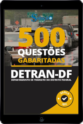 Caderno de Questões DETRAN-DF em PDF - 500 Questões Gabaritadas - Imagem 1