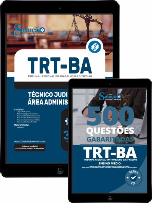 Combo Digital TRT-BA - Técnico Judiciário - Área Administrativa - Imagem 1