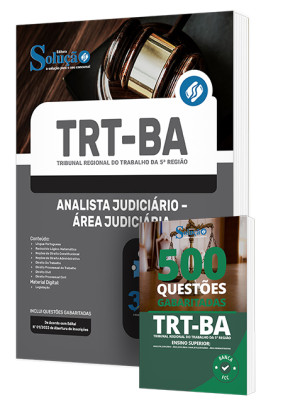 Combo Impresso TRT-BA - Analista Judiciário - Área Judiciária - Imagem 1