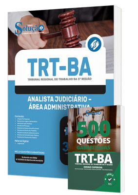 Combo Impresso TRT-BA - Analista Judiciário - Área Administrativa - Imagem 1