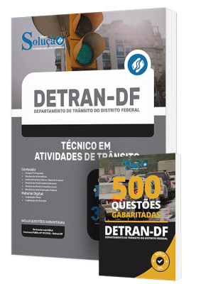 Combo Impresso DETRAN-DF - Técnico em Atividades de Trânsito - Imagem 1