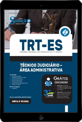 Apostila TRT-ES em PDF - Técnico Judiciário - Área Administrativa - Imagem 1