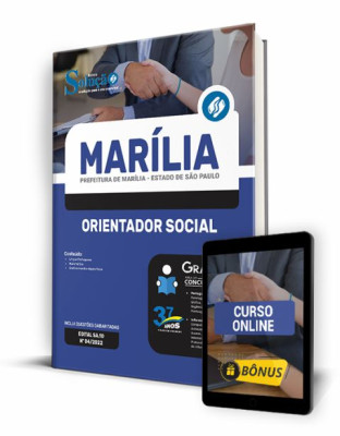 Apostila Prefeitura de Marília - SP - Orientador Social - Imagem 1