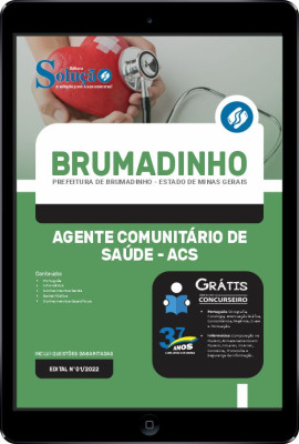 Apostila Prefeitura de Brumadinho - MG em PDF - Agente Comunitário de Saúde - ACS - Imagem 1