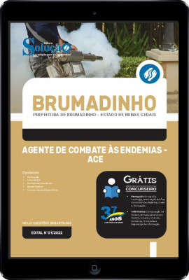 Apostila Prefeitura de Brumadinho - MG em PDF - Agente de Combate às Endemias - ACE - Imagem 1