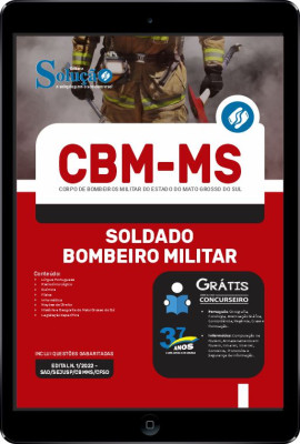 Apostila CBM-MS em PDF - Soldado Bombeiro Militar - Imagem 1