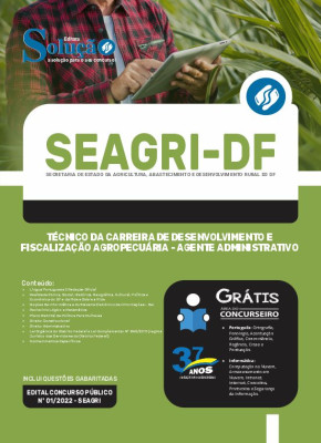 Apostila SEAGRI-DF - Técnico da Carreira de Desenvolvimento e Fiscalização Agropecuária - Agente Administrativo - Imagem 3