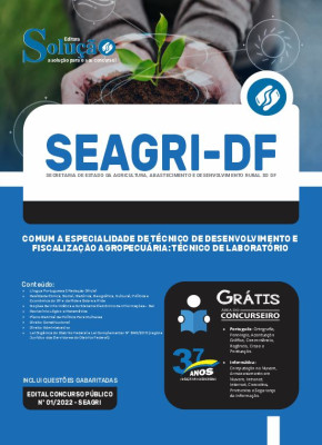 Apostila SEAGRI-DF - Comum a Especialidade de Técnico de Desenvolvimento e Fiscalização Agropecuária: Técnico de Laboratório - Imagem 3