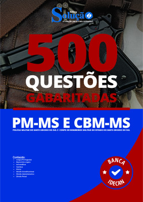 Caderno de Questões PM-MS e CBM-MS - Soldado - 500 Questões Gabaritadas - Imagem 2