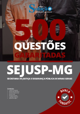 Caderno de Questões SEJUSP-MG - 500 Questões Gabaritadas - Imagem 2