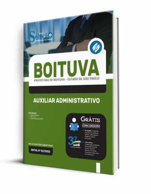 Apostila Prefeitura de Boituva - SP - Auxiliar Administrativo - Imagem 2