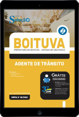 Apostila Prefeitura de Boituva - SP em PDF - Agente de Trânsito - Imagem 1