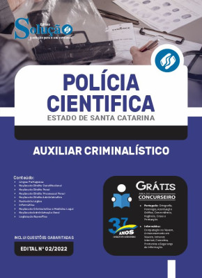 Apostila Polícia Cientifica SC - Auxiliar Criminalístico - Imagem 3