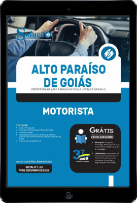 Apostila Prefeitura de Alto Paraíso de Goiás - GO em PDF - Motorista - Imagem 1