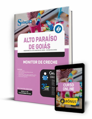 Apostila Prefeitura de Alto Paraíso de Goiás - GO - Monitor de Creche - Imagem 1