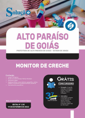 Apostila Prefeitura de Alto Paraíso de Goiás - GO - Monitor de Creche - Imagem 3